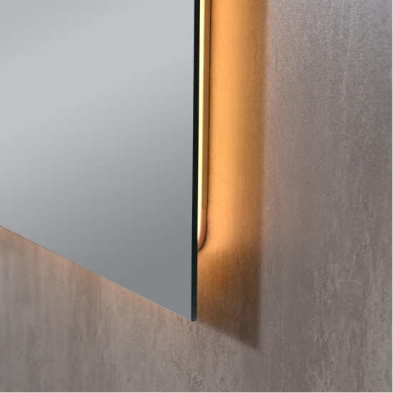 Дзеркало Qtap Taurus (TA1) 800×700 мм з LED-підсвічуванням Touch, з антизапотіванням, з димером, рег. темп. кольору (3000-6500K) QTTAU80070048954