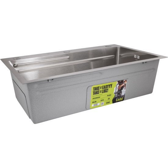 Мийка для кухні інтегрована Lidz Handmade H7545 Brushed Steel 3,0/1,0 мм LDH7545BRU49457