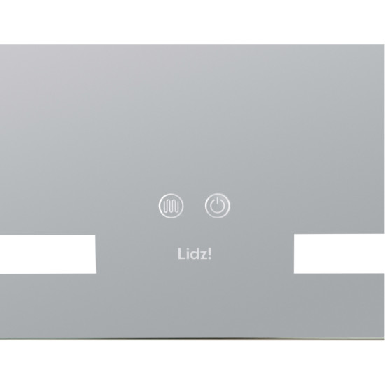 Дзеркало Lidz Kubis (KU2) 500х800 з LED-підсвічуванням Touch, з антизапотіванням, з димером, рег. яскравості LD78LF936508048448