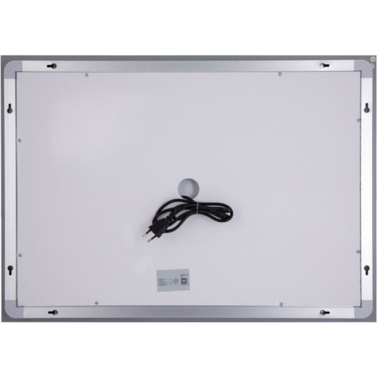 Дзеркало Qtap Cardinal (CA1) 700х500 з LED-підсвічуванням Touch, з антизапотіванням, з димером, рег. темп. кольору (3000-6500K) QT0478C5070