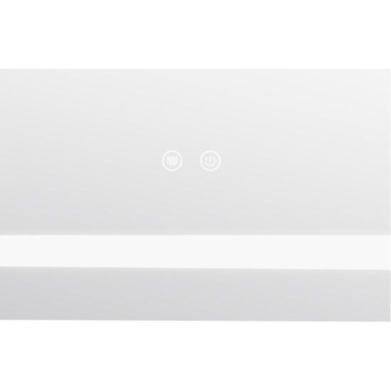 Дзеркало Lidz Kubis (KU1) 700х700 з LED-підсвічуванням Touch, з антизапотіванням, з димером, рег. яскравості LDKU70070049287