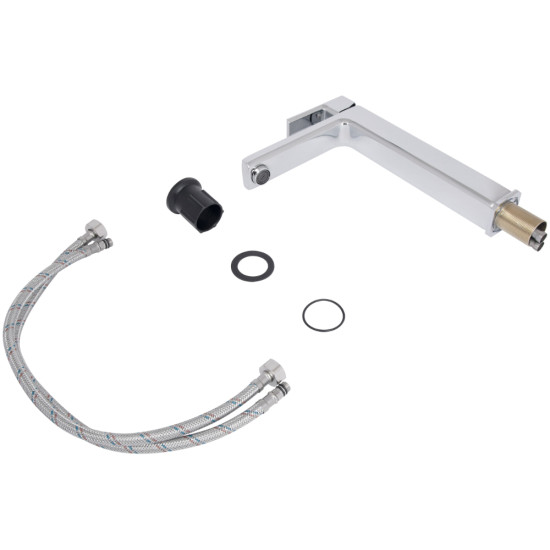 Смеситель для раковины  Lidz Dozorca 001FH высокий (k35) Chrome LDDOZ001FHCRM48990