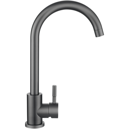 Змішувач для кухні Lidz Aria 015F (k35) LDARI015FGRP49559 Graphite