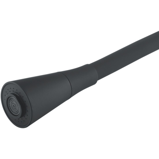 Смеситель для кухни Lidz Aria 015F31 (k35) с гибким изливом LDARI015F31BGRP49566 Graphite/Black