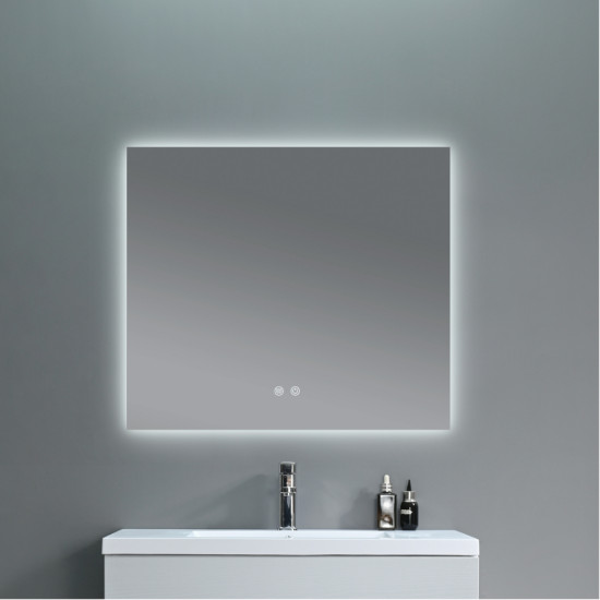 Зеркало Qtap Taurus (TA1) 1200×800 мм с LED-подсветкой Touch, с антизапотеванием, с диммером, рег. темп. цвета (3000-6500K) QTTAU120080048958