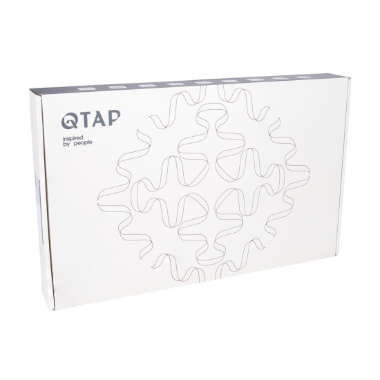 Смеситель для кухни Qtap Vlasta New с гибким изливом с подключением для питьевой воды QTVLA364GMB45649 Gunmetal Black PVD