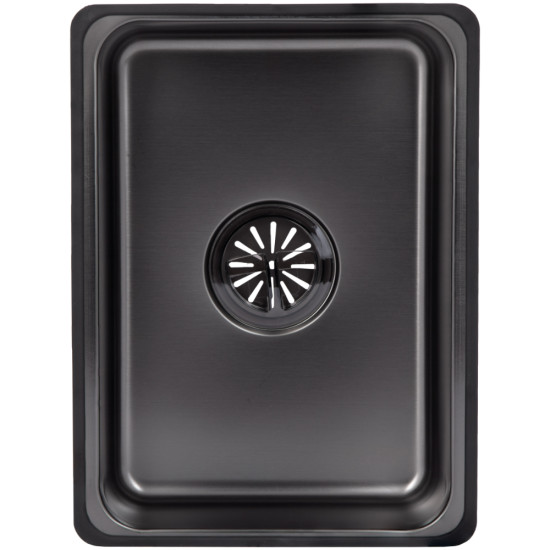 Lidz Handmade H7545B Мойка для кухни интегрированная Decor Black PVD Honeycomb 3,0/1,0 мм LDH7545BDECPVD48373