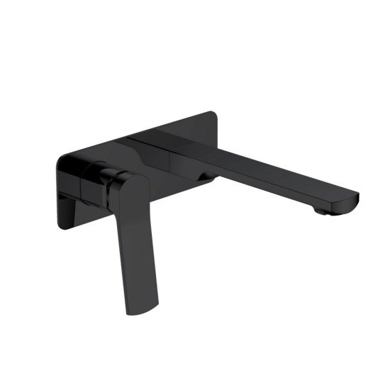 Смеситель для раковины Qtap Slavonice скрытого монтажа QTSLA3040103DB Black Matt