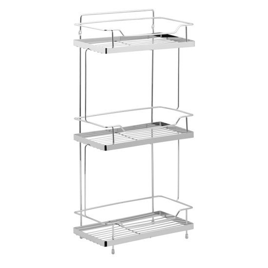 Полка универсальная Lidz Radom 0608 3 ярусная LDRAD0608CRM32486 Chrome