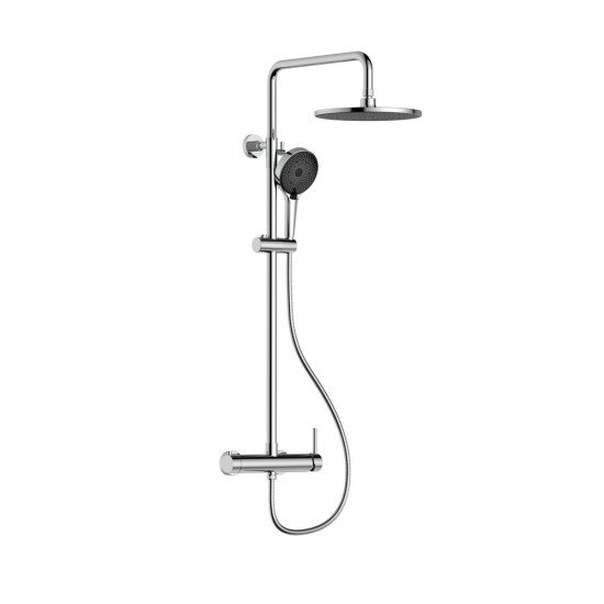 Душевая система универсальная Qtap Sloup на два потребителя QT57103OC Chrome