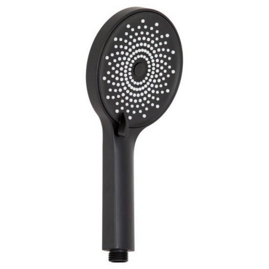 Лейка для ручного душа Lidz Niagara 32 120 мм округлая LDNIA32BLM47555 Matt Black