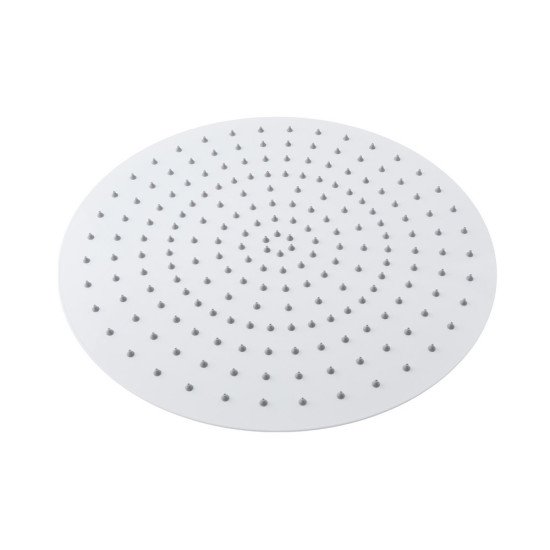 Лейка для верхнего душа Qtap Hlavova 400 мм округлая QTHLAS400O1ZWW White