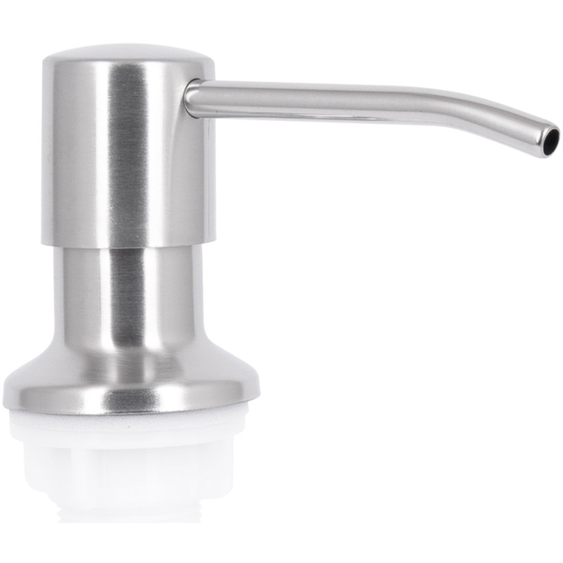 Дозатор для миючого засобу Lidz Acsis LA29 Brushed Steel, круглий LDACSLA29BRU49828