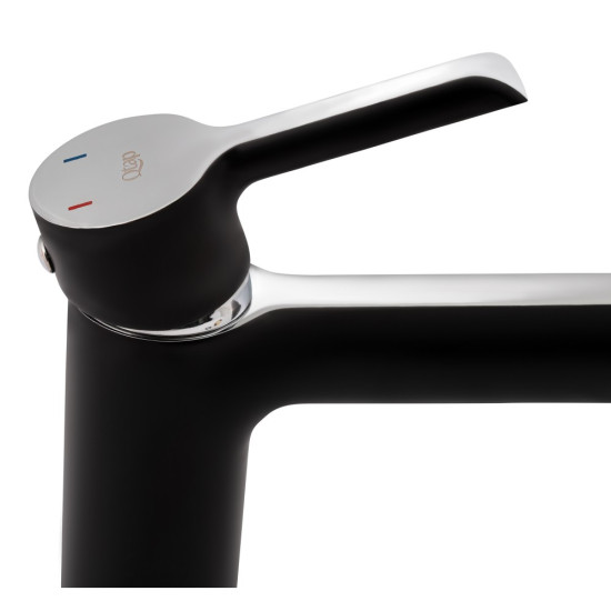 Набор 2в1 Qtap Grand на три потребителя (с изливом) QTGRABCR1004 Chrome/Black + Qtap Grand QTGRABCR001F Chrome/Black