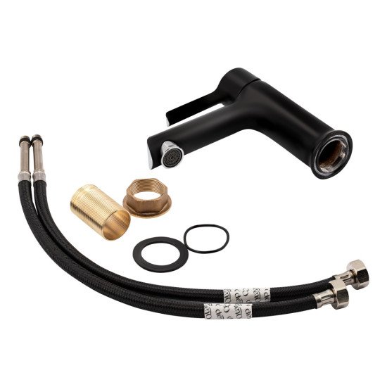 Набор 2в1 Qtap Grand (c душевым гарнитуром) QTGRABCR006 Chrome/Black + Qtap Grand QTGRABCR001F Chrome/Black