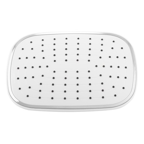 Набор 2в1 Qtap Grand на три потребителя (с изливом) QTGRAWCR1004 Chrome/White + Qtap Grand QTGRAWCR001F White