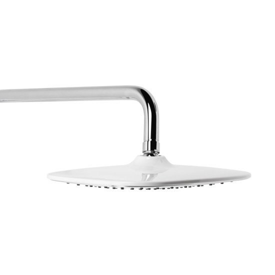 Набор 2в1 Qtap Grand на три потребителя (с изливом) QTGRAWCR1004 Chrome/White + Qtap Grand QTGRAWCR001F White