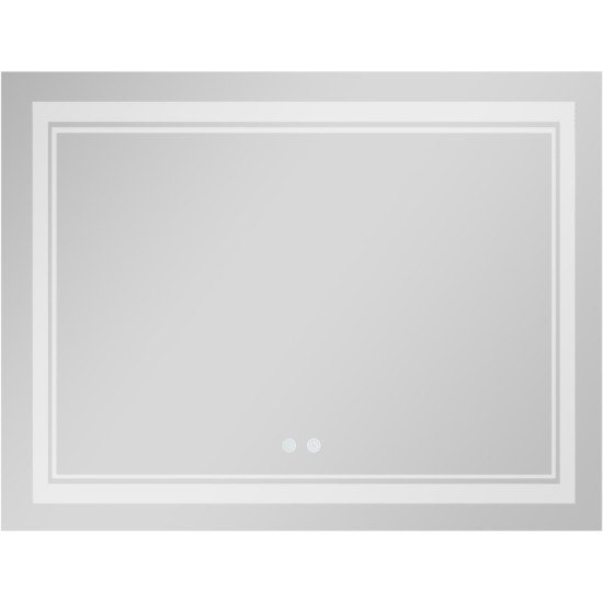 Зеркало Qtap Cardinal 1000х700 с LED-подсветкой Touch, с антизапотеванием, с диммером, рег. темп. цвета (3000-6500K) QT0478C10070