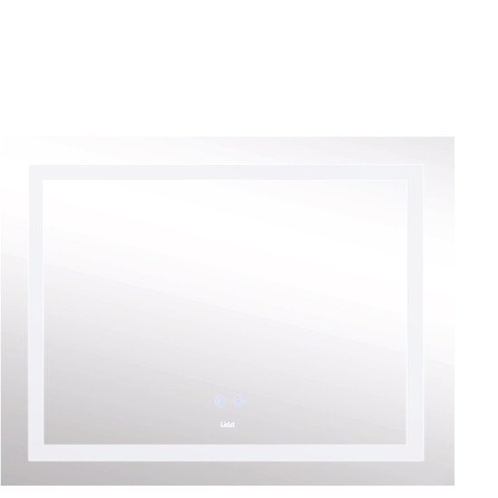 Дзеркало Lidz Kubis 1000х800 з LED-підсвічуванням Touch, з антизапотіванням, з димером, рег. яскравості LD78LF61410080