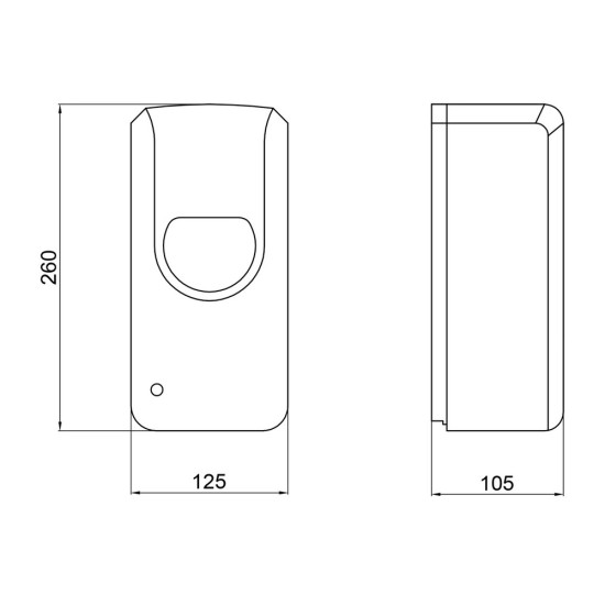 Дезинфектор Qtap Pohodli 6V бесконтактный QT170WH42921 White (Zdraví)