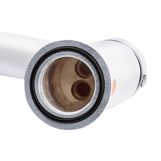 Набор 2в1 Qtap Grand на три потребителя (с изливом) QTGRAWCR1004 Chrome/White + Qtap Grand QTGRAWCR001F White