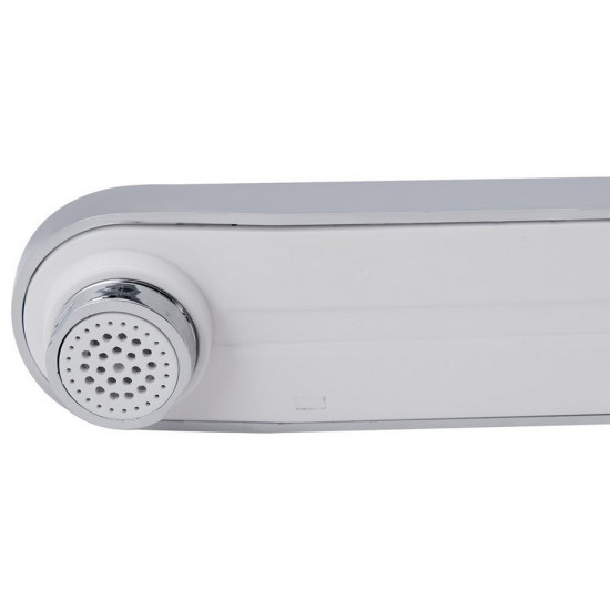 Проточний кран для кухні Lidz Warm 061 LDWAR061WCR35431 White / Chrome