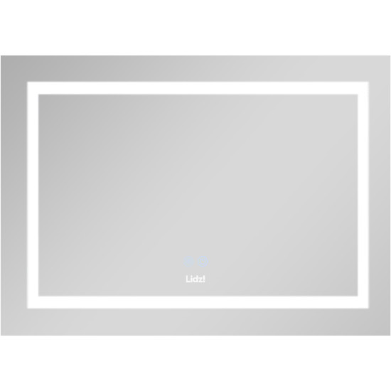 Дзеркало Lidz Kubis 800х600 з LED-підсвічуванням Touch, з антизапотіванням, з димером, рег. яскравості LD78LF9047400