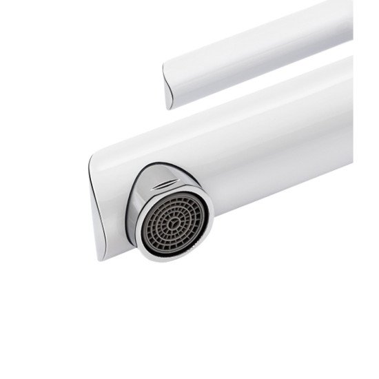 Набор 2в1 Qtap Grand на три потребителя (с изливом) QTGRAWCR1004 Chrome/White + Qtap Grand QTGRAWCR001F White