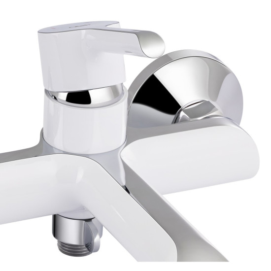 Набор 2в1 Qtap Grand (c душевым гарнитуром) QTGRAWCR006 Chrome/White + Qtap Grand QTGRAWCR001F White