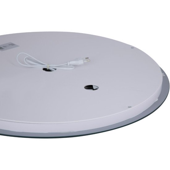 Дзеркало Lidz Aria R600 з LED-підсвічуванням Touch, з антизапотіванням, з димером, рег. яскравості LD78LR600