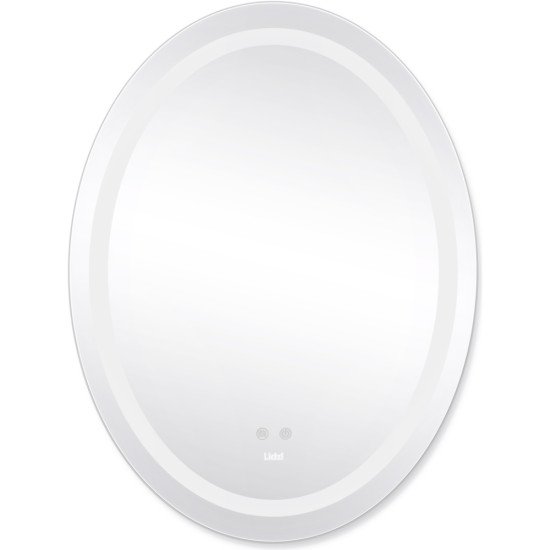 Дзеркало Lidz Vida 800х600 з LED-підсвічуванням Touch, з антизапотіванням, з димером, рег. яскравості LD78LF6080