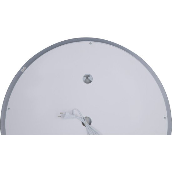 Дзеркало Lidz Aria R600 з LED-підсвічуванням Touch, з антизапотіванням, з димером, рег. яскравості LD78LR600