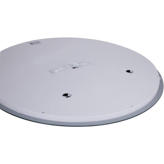 Дзеркало Lidz Aria R800 з LED-підсвічуванням Touch, з антизапотіванням, з димером, рег. яскравості LD78LR800