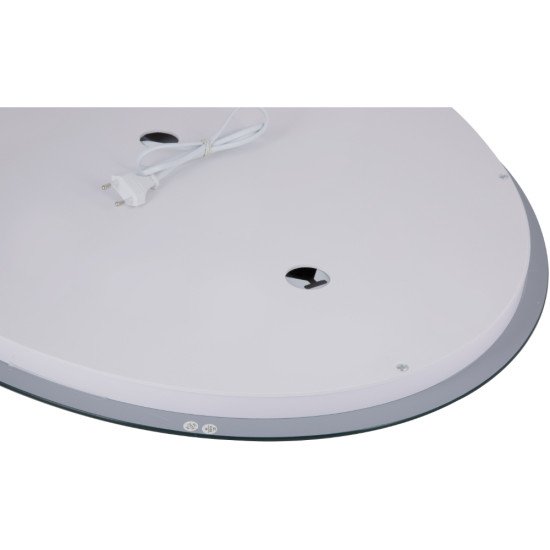 Дзеркало Lidz Vida 800х600 з LED-підсвічуванням Touch, з антизапотіванням, з димером, рег. яскравості LD78LF6080