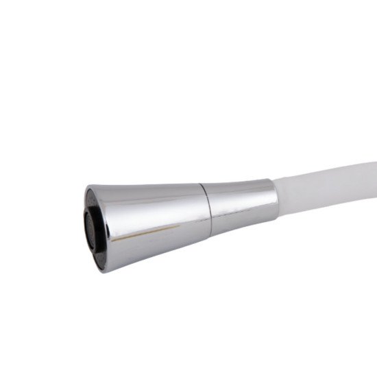 Смеситель для кухни Lidz Tani 008F3 с гибким изливом (k40) LDTAN008F3WCR37037 White / Chrome