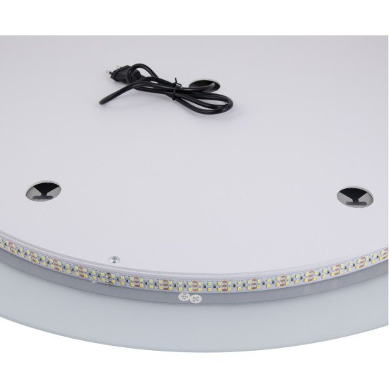 Зеркало Qtap Taurus R1000 с LED-подсветкой Touch, с антизапотеванием, с диммером QTTAUR100049004