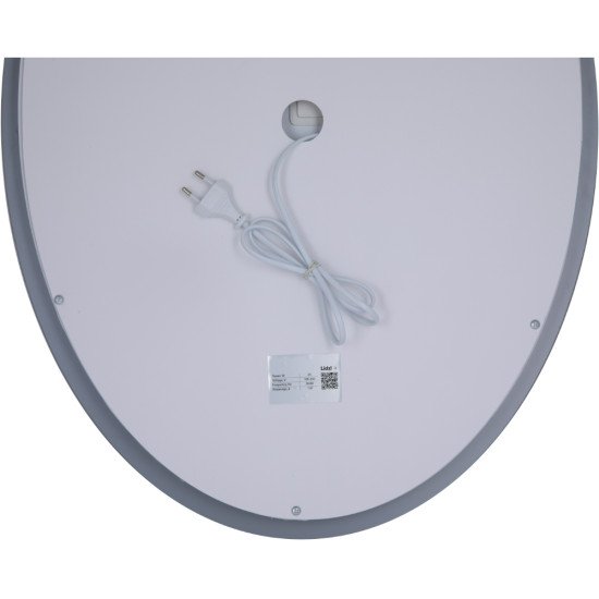 Дзеркало Lidz Vida 700х500 з LED-підсвічуванням Touch, з антизапотіванням, з димером, рег. яскравості LD78LF5070