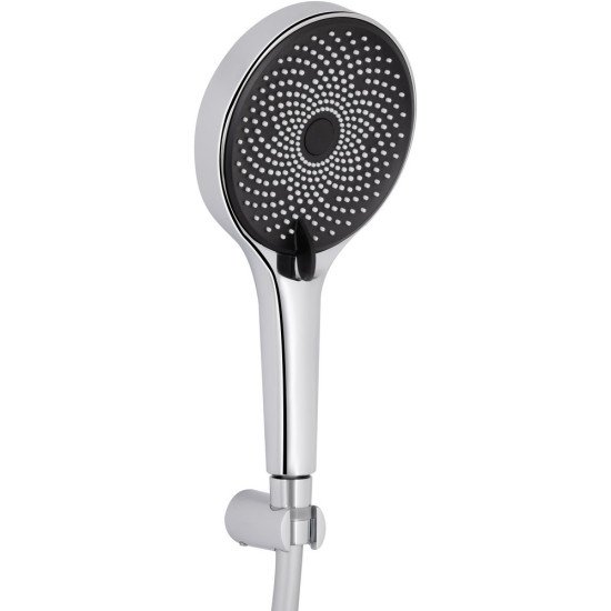 Смеситель для ванны Qtap Slavonice (c душевым гарнитуром) QTSLV259CRM48034 Chrome