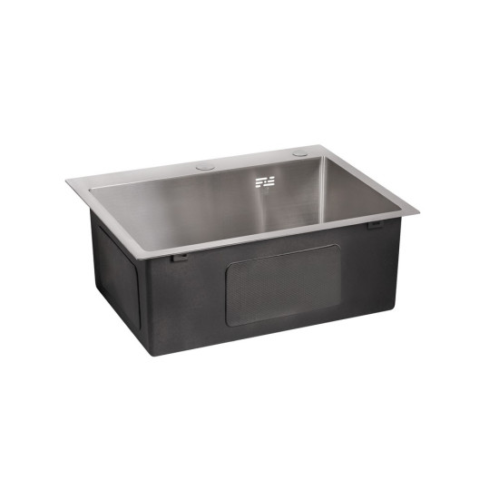 Мойка для кухни интегрированная Lidz Handmade H5045 (LDH5045BRU35383) Brushed Steel 3,0/1,0  мм