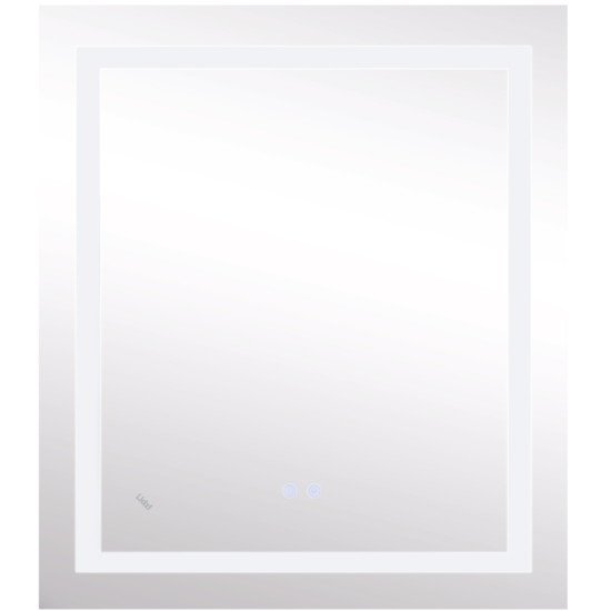 Дзеркало Lidz Kubis 700х800 з LED-підсвічуванням Touch, з антизапотіванням, з димером, рег. яскравості LD78LF9048070