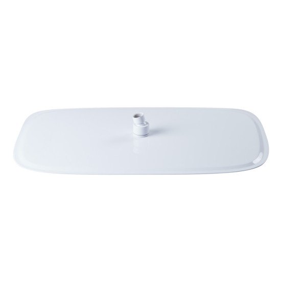 Лійка для верхнього душу Qtap Hlavova 500х300 мм прямокутна QTHLAS500N1ZWW White