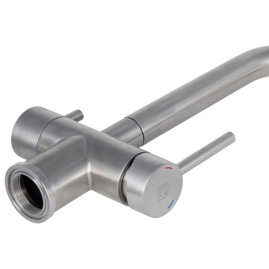 Змішувач для кухні Lidz Aria 020F1 (k35) LDARI020F1NKS43359 Nickel