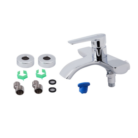 Смеситель для ванны Qtap Zelnava QTZELN3050101C Chrome