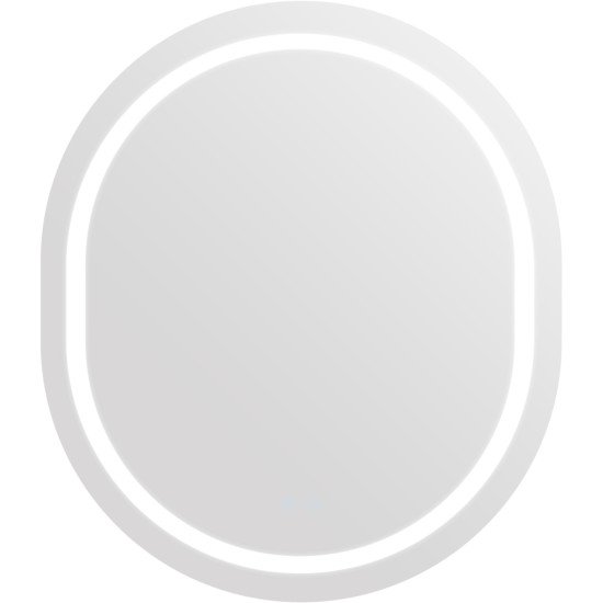Зеркало Qtap Gemini 800х700 с LED-подсветкой Touch, с антизапотеванием, с диммером, рег. темп. цвета (3000-6500K) QT2578R8070