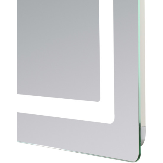 Дзеркало Lidz Kubis (KU2) 1200х800 з LED-підсвічуванням Touch, з антизапотіванням, з димером, рег. яскравості LDKUB120080049007