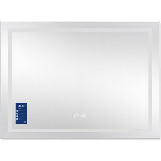 Дзеркало Qtap Mideya (DC-F904) 800х600 з LED-підсвічуванням Touch, з димером QT2078F904W