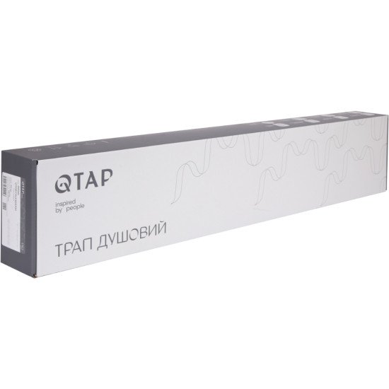 Трап Qtap Dry Tile304-800 лінійний з сухим закривом під плитку 800 мм