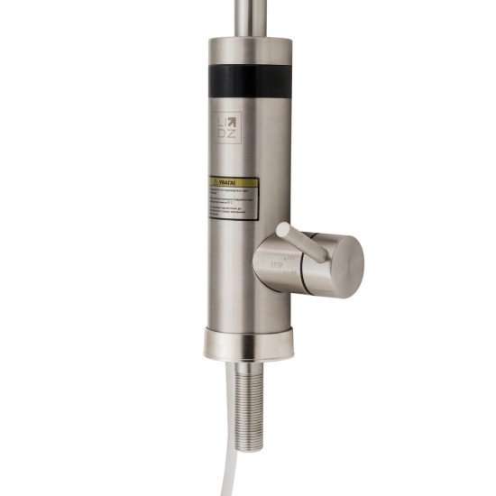Проточний кран для кухні Lidz Warm 060 LDWAR060NKS35881 Nickel
