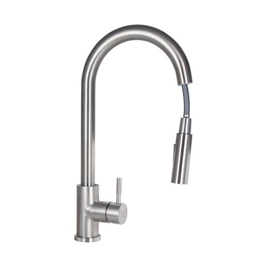 Смеситель для кухни Lidz Aria 015FL2 (k35) LDARI015FL2NKS43397 Nickel