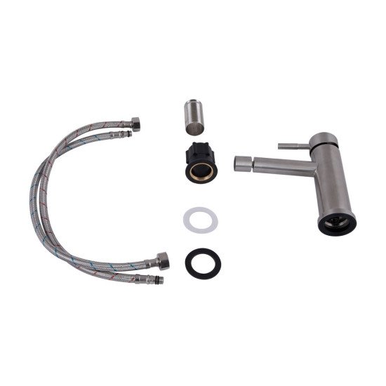 Смеситель для биде Lidz Aria 001AF (k35) LDARI001AFNKS46096 Nickel